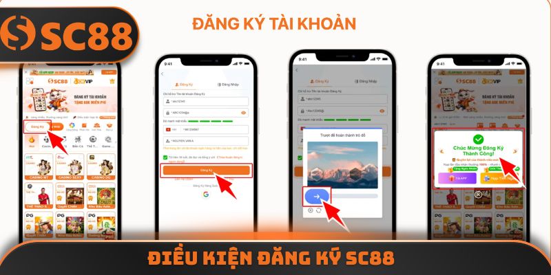 Điều kiện Đăng ký SC88